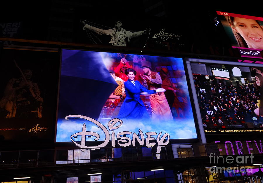 Disney at Times Square 143 Photograph by Padamvir Singh