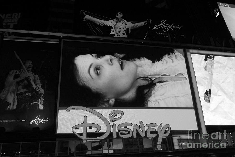 Disney at Times Square 150 Photograph by Padamvir Singh