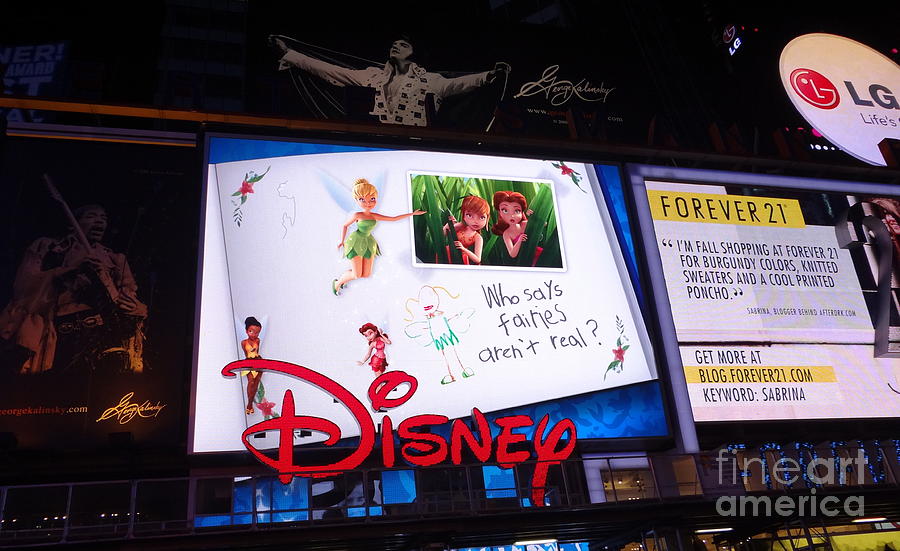Disney at Times Square 151 Photograph by Padamvir Singh