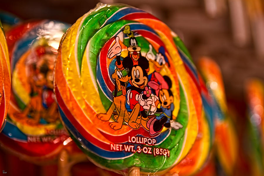 Disney Photograph - Disney Lollipop by Jason Blalock