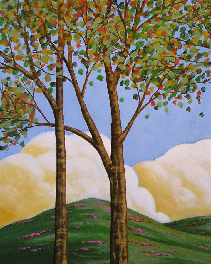 Distant Clouds Painting by Amy Giacomelli