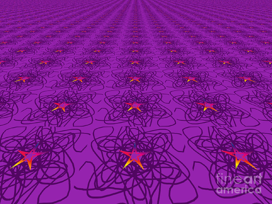 Distant Purple Digital Art