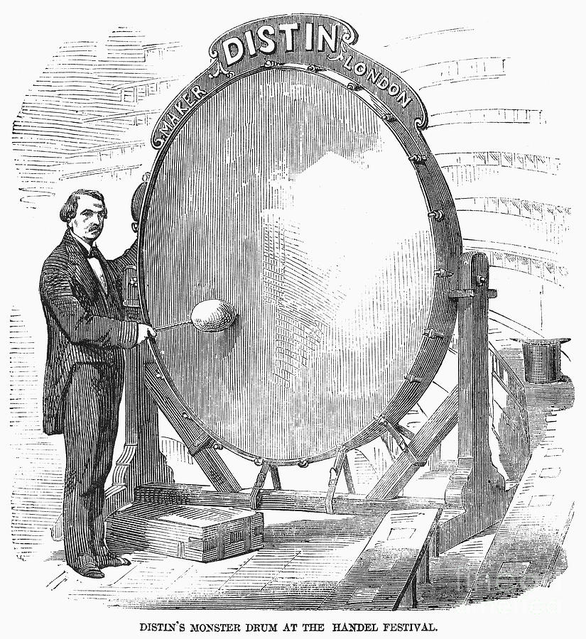 Distins Drum, 1857 Photograph by Granger
