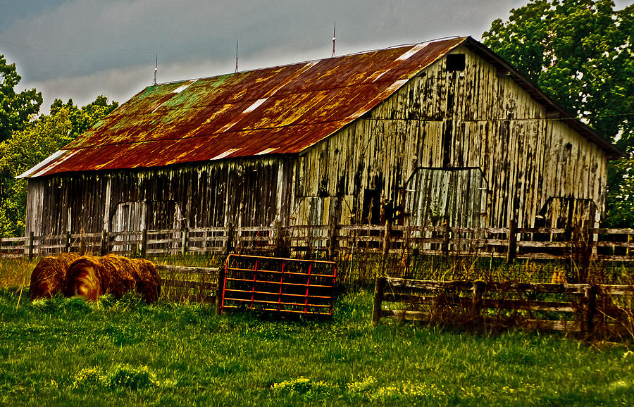 Distressed Barn Beside the Road Digital Art by Kris Napier - Fine Art ...