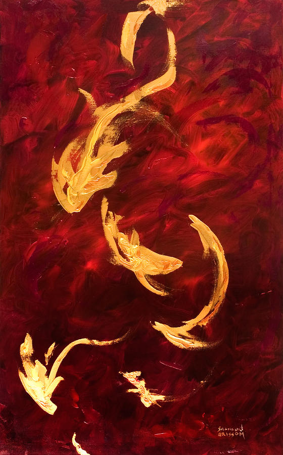 Dive Painting by Shannon Grissom