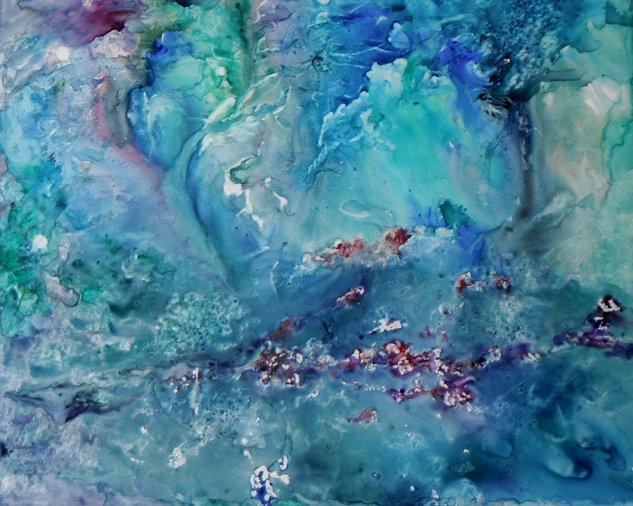 Abstract Painting - Divers Paradise by Rosie Brown