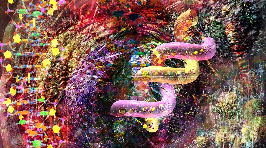 DNA Dreaming 4 Digital Art by Russell Kightley