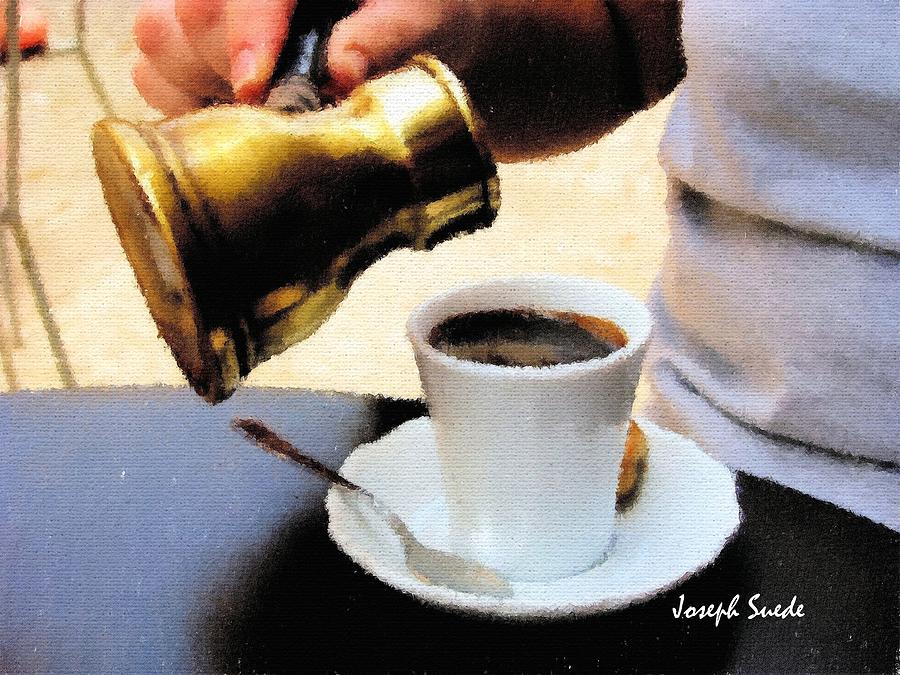 Nature Photograph - DO-00520 Turkish Coffee by Digital Oil