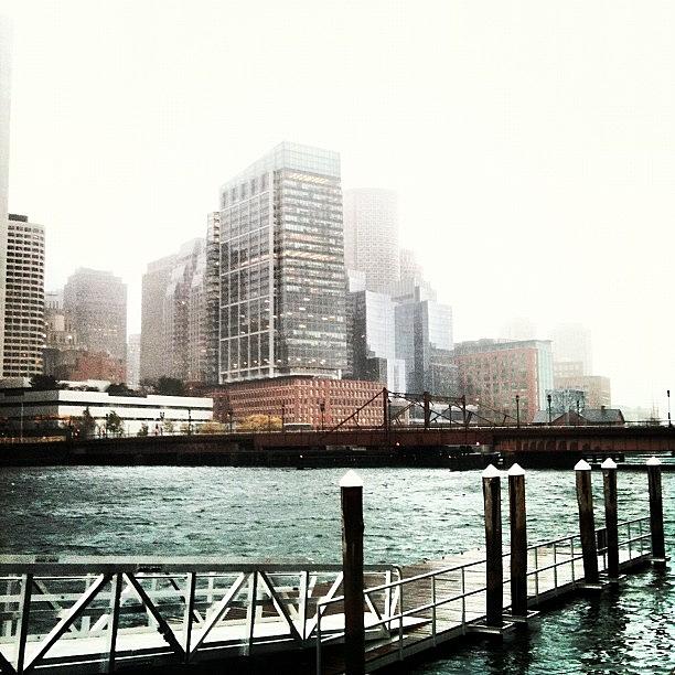 Boston Photograph - Dock #hurricane #sandy #boston by Harsh Vahalia