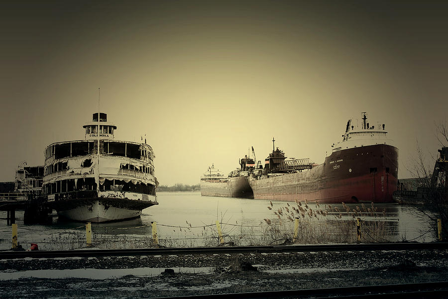 Docked Boats Photograph by Scott Hovind