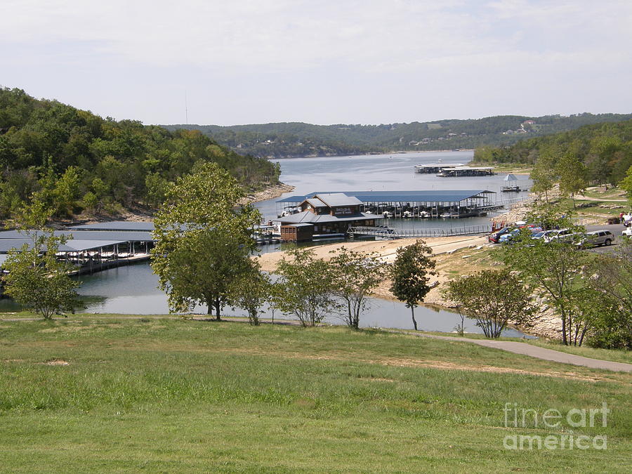 Docks on Table Rock Photograph by Tom Branson - Fine Art America