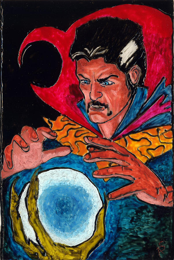 Doctor Strange Man of Mystery Painting by Phil Strang