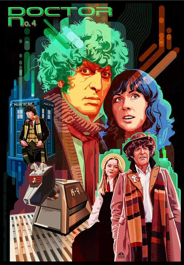 Doctor Who Number Seven Painting by Garth Glazier