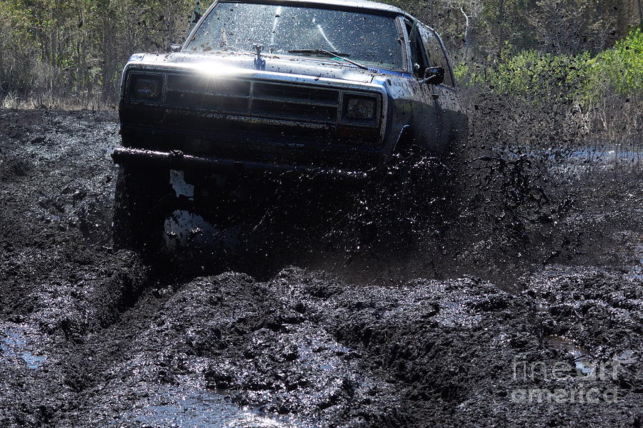 Dodge Ramcharger in Local Mud Photograph by Lynda Dawson-Youngclaus
