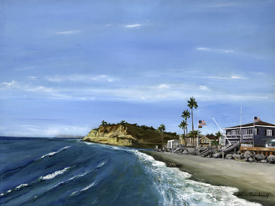 Dog Beach Painting by Lisa Reinhardt
