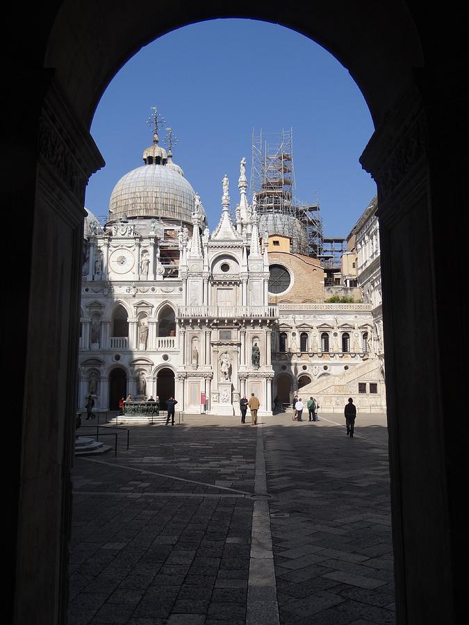 Doges Palace Courtyard Photograph by Keith Stokes