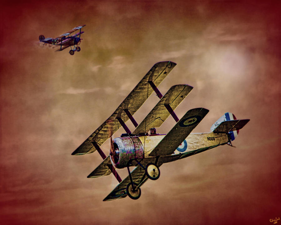 Dogfight 1918 Photograph by Chris Lord