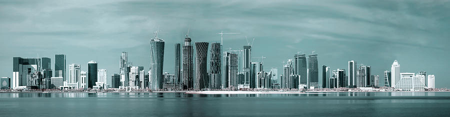 Doha in a different light Photograph by Paul Cowan