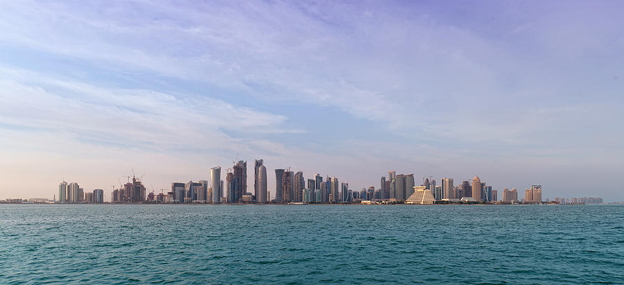 Doha in Jan 2012 Photograph by Paul Cowan