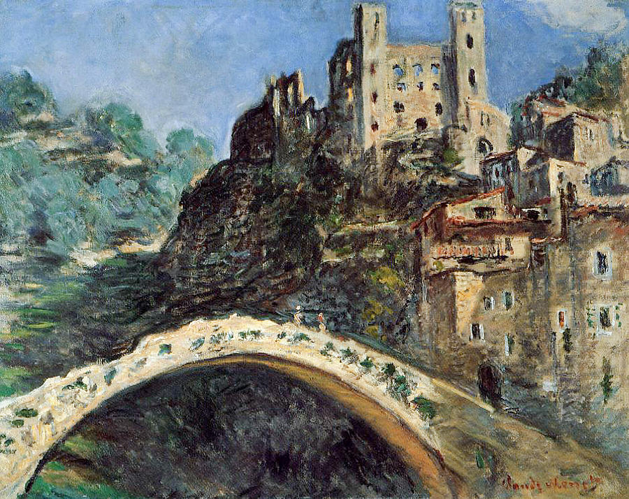 Claude Monet Painting - Dolceacqua by Claude Monet 