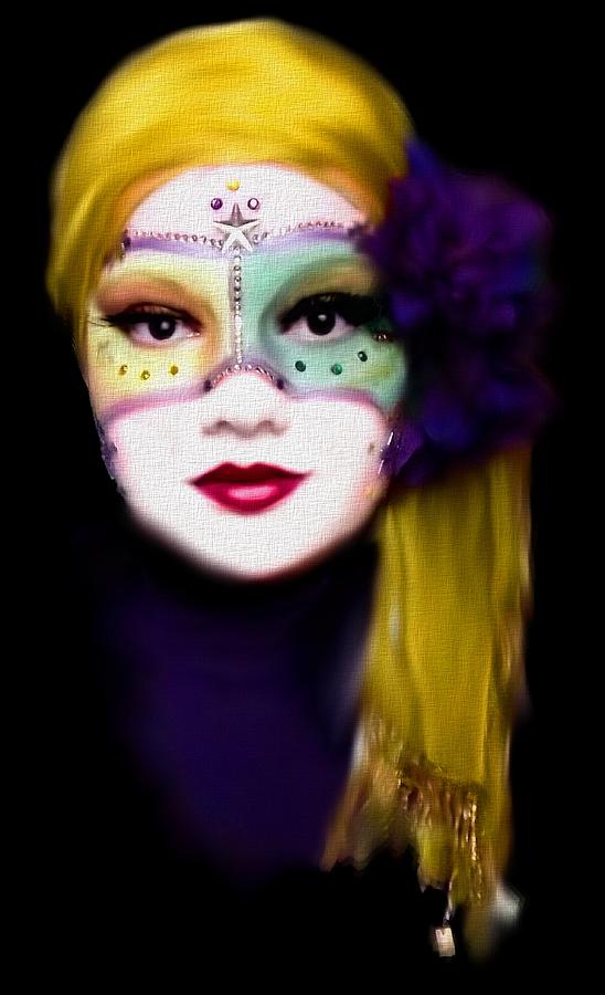 Doll Faced Mask Digital Art by Scarlett Royale