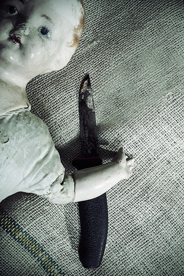 Doll Photograph - Doll With Knife by Joana Kruse