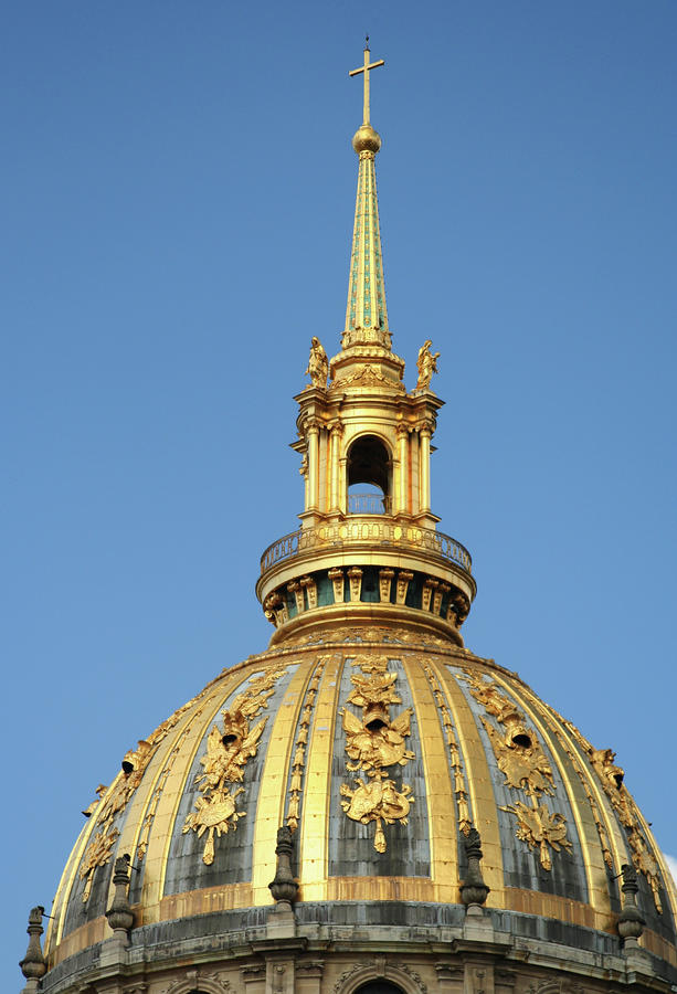 Dome of Hotel de Invalides Paris Photograph by Celine Pollard