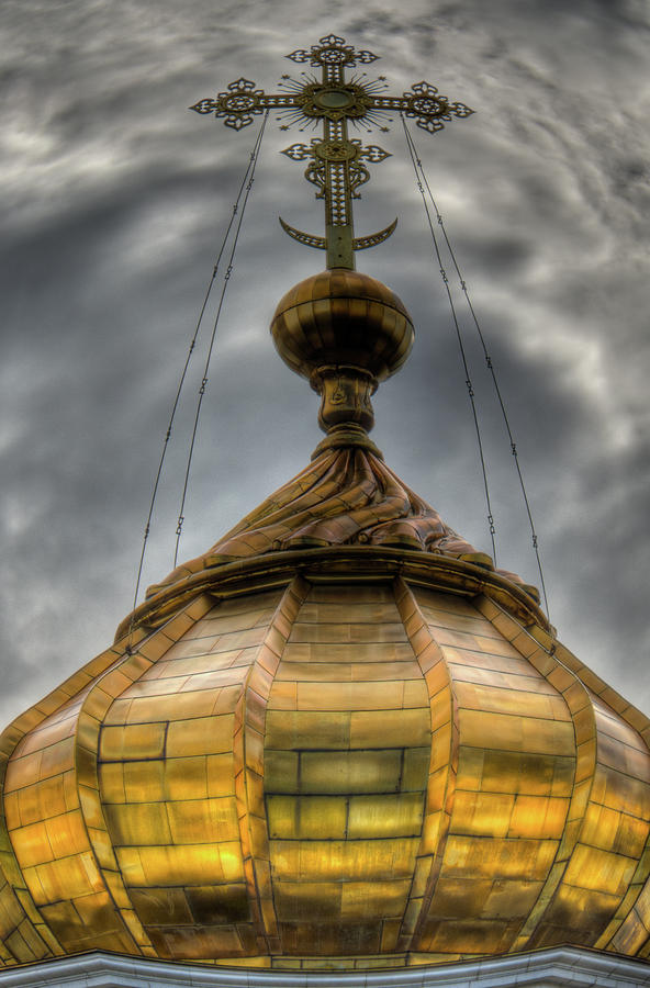 Clouds Photograph - Dome of the Cathedral by Michael Goyberg Clouds Photograph - Dome of the Cathedral by Michael Goyberg