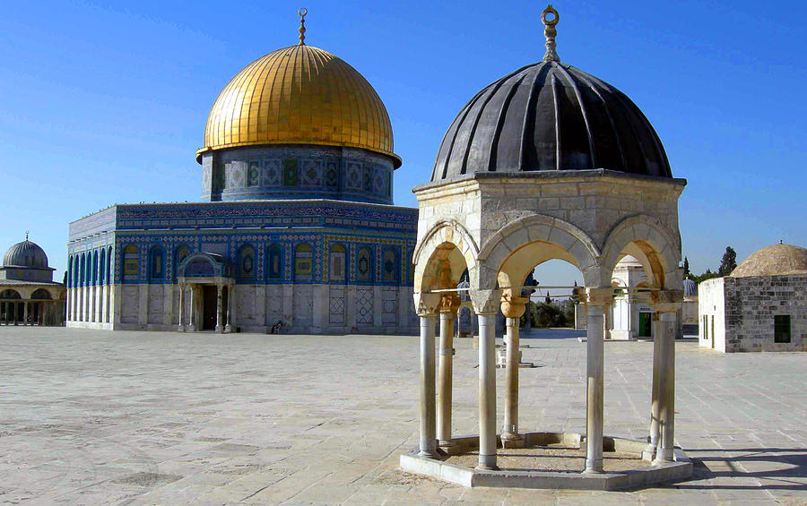 Dome Of The Rock Jerusalem In A Sunny Day Photograph