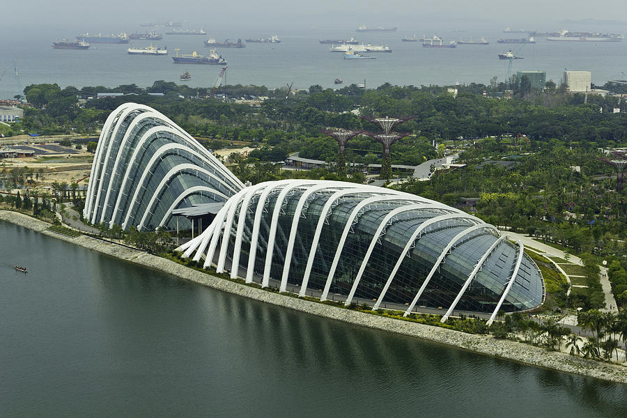 Domes inside the Gardens by the Bay in Singapore Photograph by Ashish Agarwal