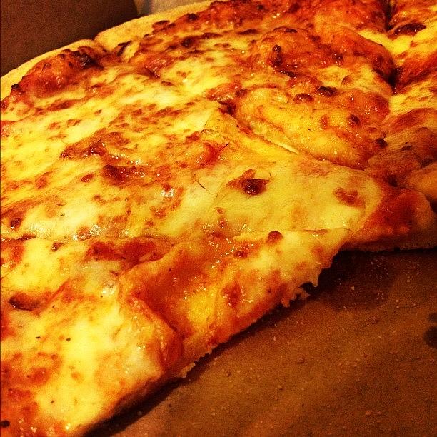 Closeup Photograph - Dommies #pizza #dominoes #magarita by Laura Hindle