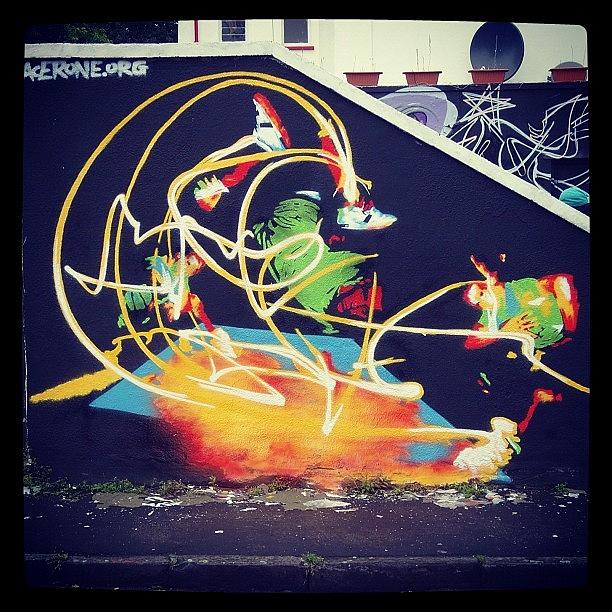 Grafite Photograph - Done By Acerone In Bedminster. Broken by Nigel Brown