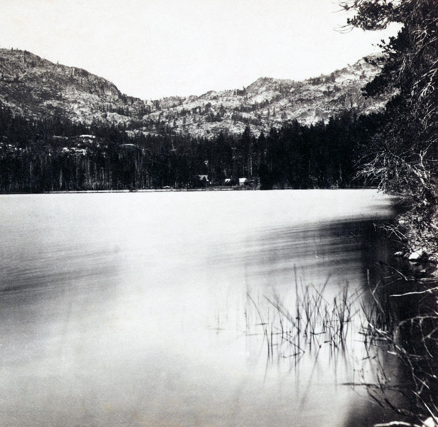 Donner Lake and Pass - California - c 1865 Photograph by International  Images