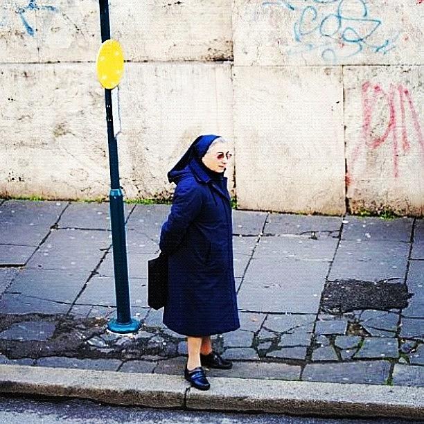 Catholic Photograph - Dont See Nuns Waiting For Buses Every by Jackie Ayala