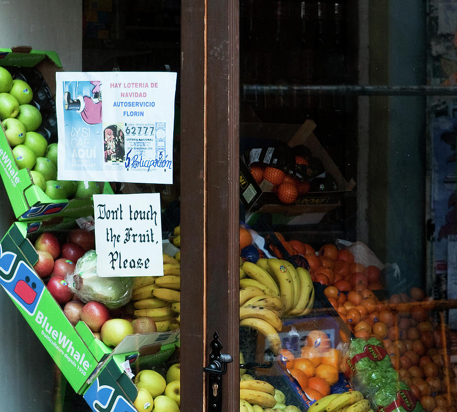 Dont Touch the Fruit Please Photograph by Lorraine Devon Wilke