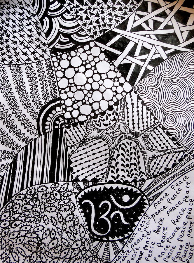 Doodle- Ink Drawing Painting
