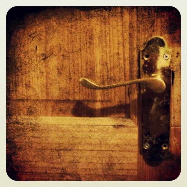 Urban Photograph - #door #drass #handle #wood #wooden by Stephen Clarridge