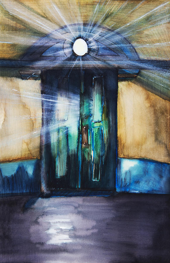 Door Light Painting by Tara Thelen