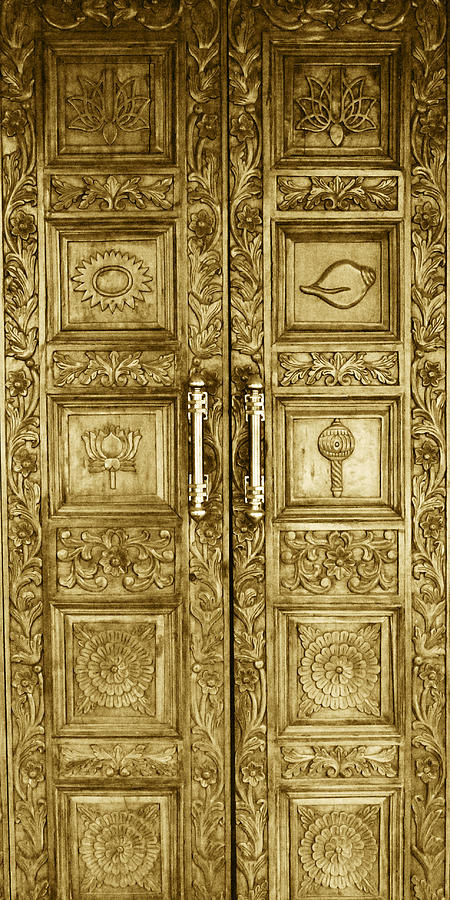 Door made of gold Photograph by Sumit Mehndiratta