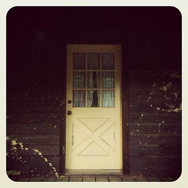 Door Photograph - #door #paint #haunted #house by Argus Lucem