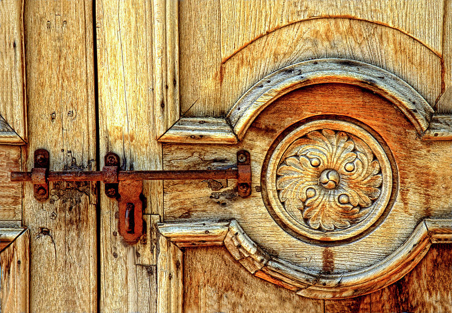 Architecture Photograph - Door Study Taos New Mexico by Dave Mills
