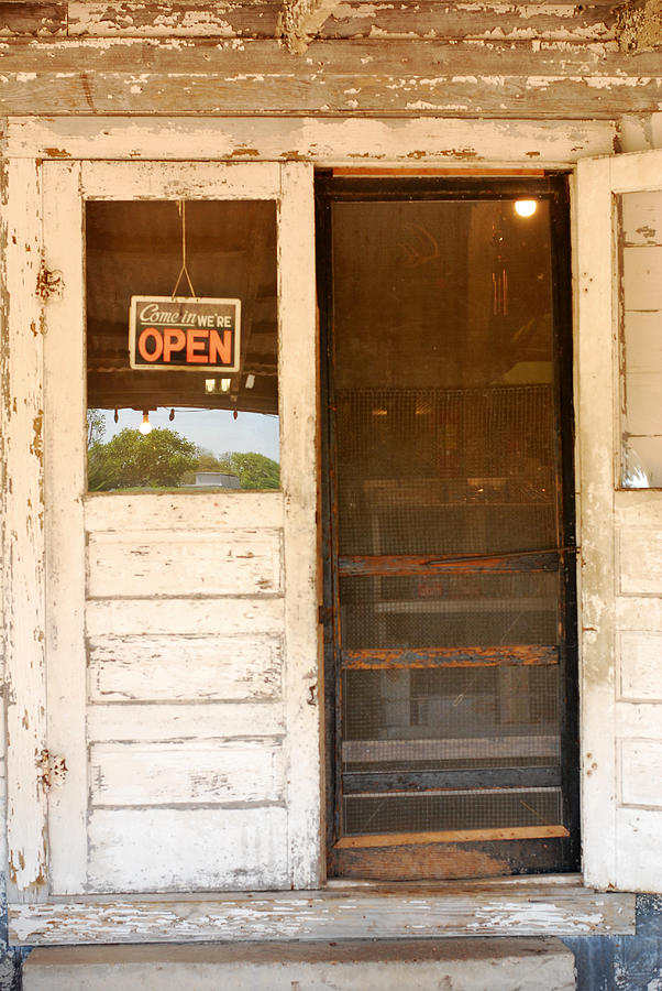 Door to a Country Store Photograph by Connie Fox
