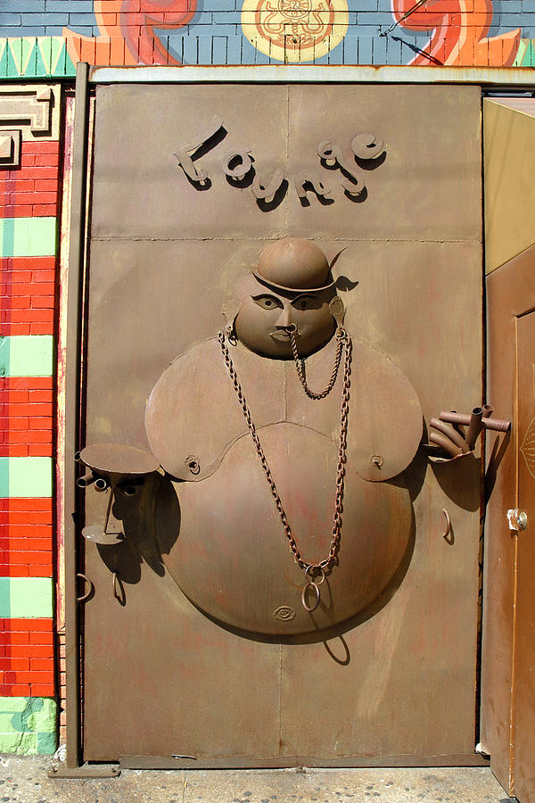 Door to the Funky Buddha Photograph by Roger Lapinski