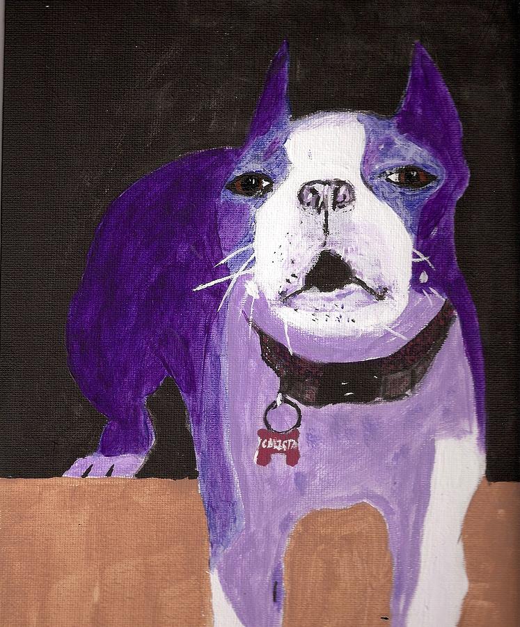 Boston Terrier Painting - Doorbell rings. by Arthur Rice