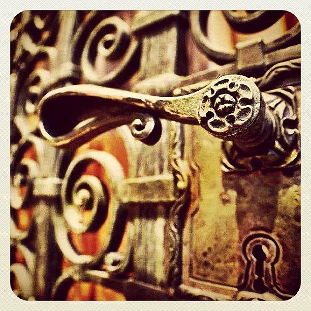 #doorhandle #brynathenscathedral Photograph by Robyn Montella