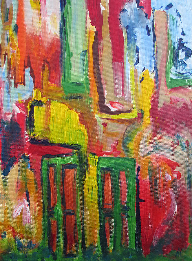 Abstract Painting - Doors and Windows by Andrew Hench