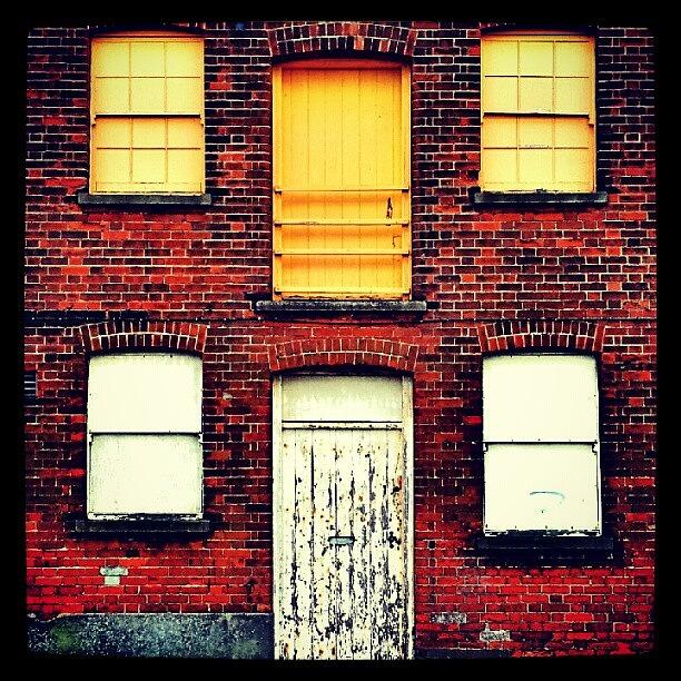 Brick Photograph - Doors And Windows #wall #bricks #door by Invisible Man