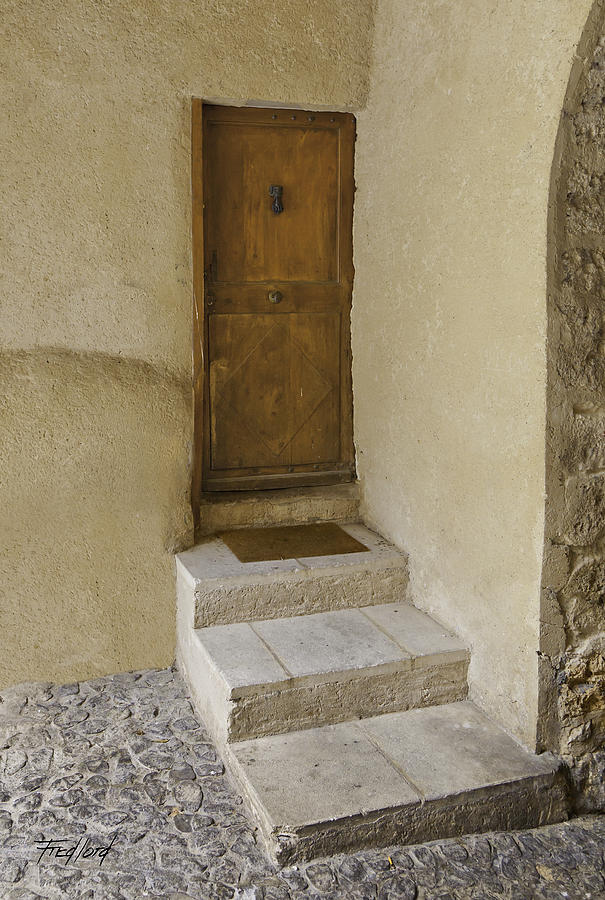Doorway in France Photograph by Fred J Lord