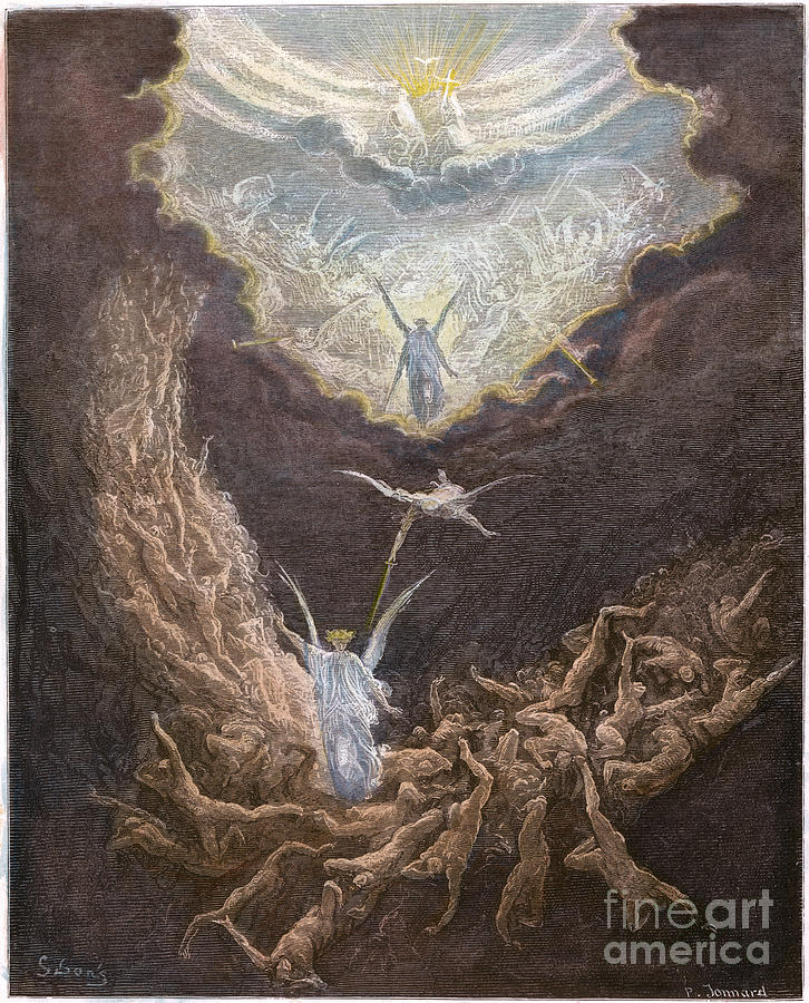 Last Judgment Drawing by Gustave Dore