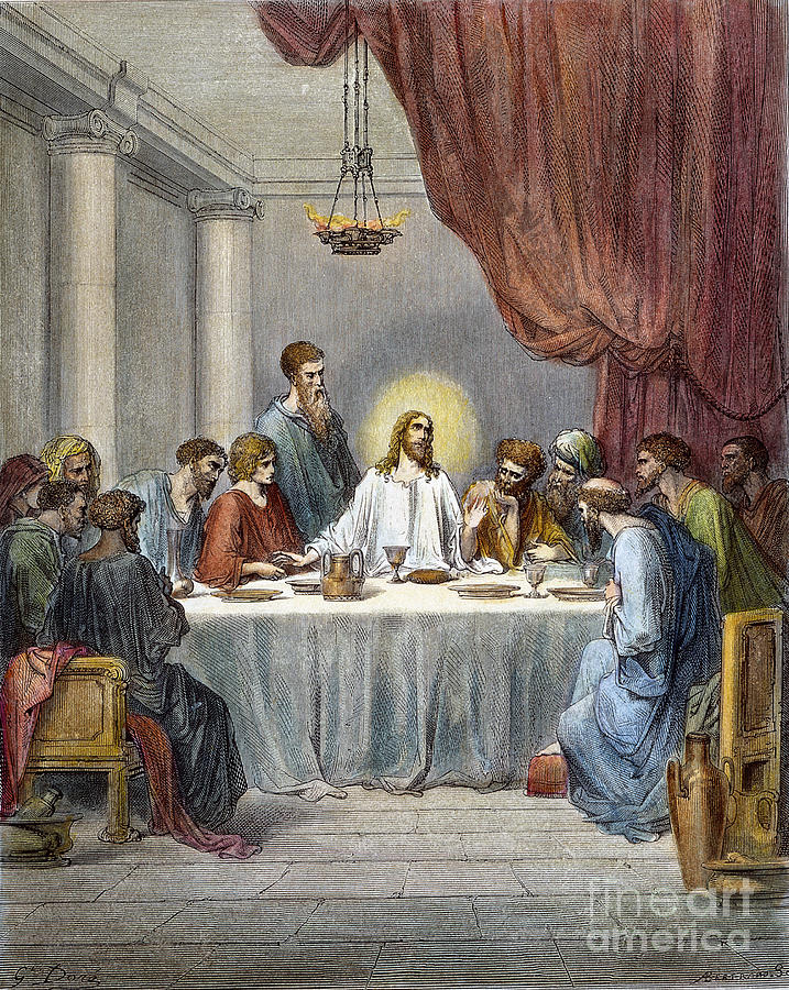 DorÉ: Last Supper Photograph by Granger